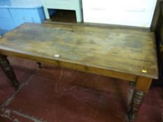 An Edwardian mahogany serving table