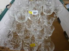 Parcel of good drinking glassware