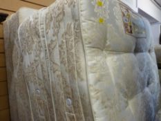 A pair of handmade Burgess single beds & mattresses