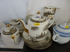 A quantity of Oriental teaware
