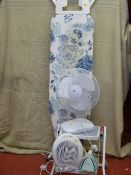 Portable desk fan, ironing board etc E/T