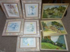 A quantity of framed pictures & prints
