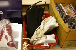 A small parcel of vintage handbags