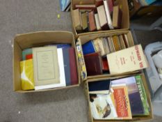 Four boxes of mixed books