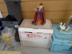 A boxed Enchantica figurine 'Autumn Wizard' with certificate