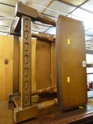 A Priory-style twin-flat side table