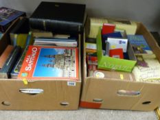 Two boxes of mixed books including old bibles etc