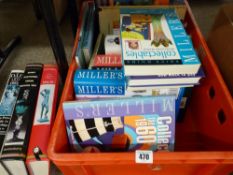 A tub of mainly antique themed books