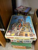 A quantity of boxed jigsaws, board games etc