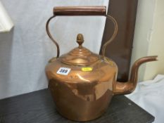A copper kettle