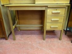 A vintage oak desk