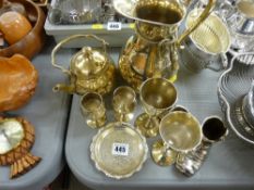 Small parcel of ornamental brassware