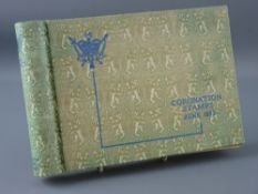A FINELY PRESERVED CORONATION STAMP ALBUM, June 1953 - 'The Colonial & Dominion Postage Stamps,