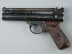 AIR PISTOL .22 Webley Premier D series, batch 3815, 1966/69, very good, good pressure, 17 cms