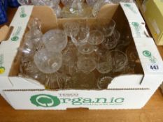 Selection of vintage glassware