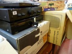 Cambridge Audio & Ariston hifi system complete with Wharfedale speakers E/T