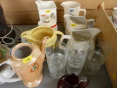 Parcel of breweriana - jugs and similar items