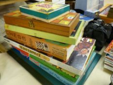 Selection of vintage board games