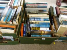 Four boxes of mixed and vintage books