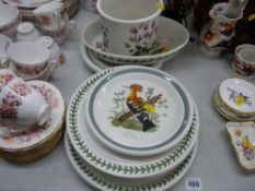 Parcel of Portmeirion ware - 'Birds of Britain', 'Botanic Gardens' etc