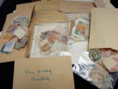 Small unsorted stamp collection