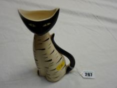 Arthur Wood vintage seated black and white cat