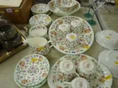 Twenty four pieces of Minton 'Haddon Hall' tableware