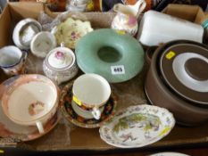 Prattware plate, early European hand painted plate (gold crown over reverse N mark), Paragon ware