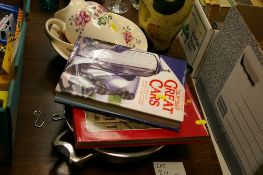 Mixed parcel of items including books, china etc