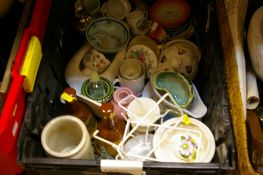 Box of miscellaneous china, pottery etc