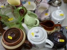 Collection of vintage jugs and teapots