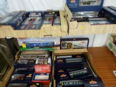 Large quantity of Bachmann boxed model railway stock, engines etc