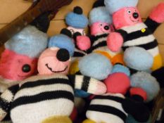 Box of soft toys - Bertie Bassett