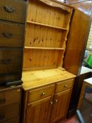 Reproduction pine dresser