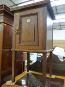 Single door mahogany bedside cabinet