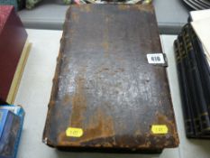 17th Century leather bound Dutch Bible