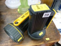 Two Clulite battery torches