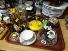 Sundry fancy glassware & china items