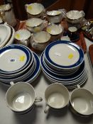 Quantity of modern Swedish Koka teaware together with a parcel of Aynsley cobalt & gold decorated