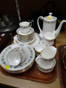 A quantity of Paragon Belinda coffeeware & Royal Doulton tapestry dishes