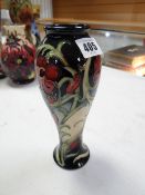 A Moorcroft small baluster vase in the Fallow Fields pattern, designed by Rachel Bishop, dated 2005