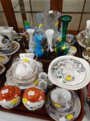 A parcel of glassware & a parcel of china