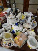 A parcel of pottery & china
