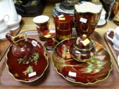 A suite of Carltonware Rouge Royal tableware etc
