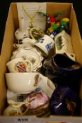 Quantity of crested ware and other ornamental china etc
