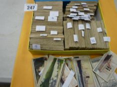 Collection of early 20th Century cigarette cards in many good categories