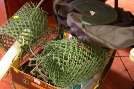 Quantity of wire work garden edging etc