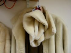 Lady's fur coat by Forge-a-Head of London and accompanying hat