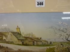 ALAN INGHAM print - farmyard scene