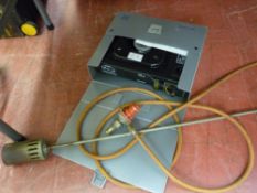 Calor gas weed burner and a camping stove in case